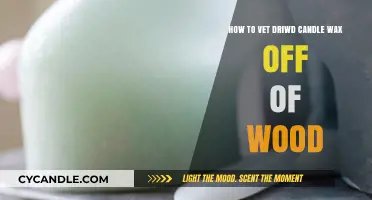 Effective Methods to Remove Dried Candle Wax from Wood Surfaces