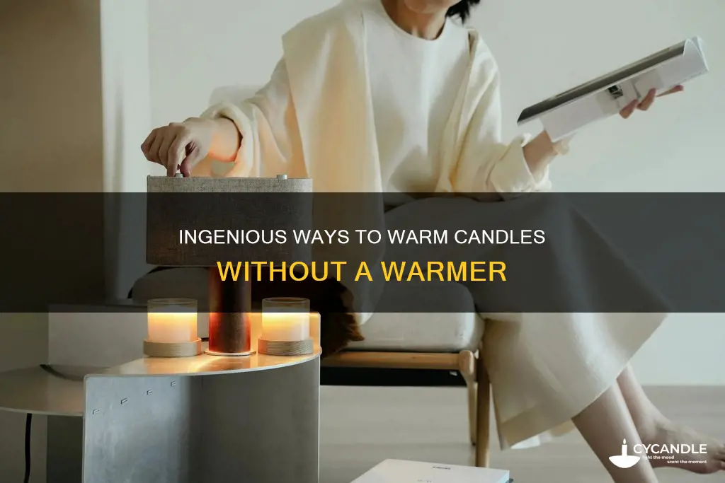 how to warm a candle without a candle warmer