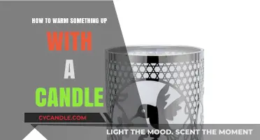 Warming Food Efficiently: Candle Hack
