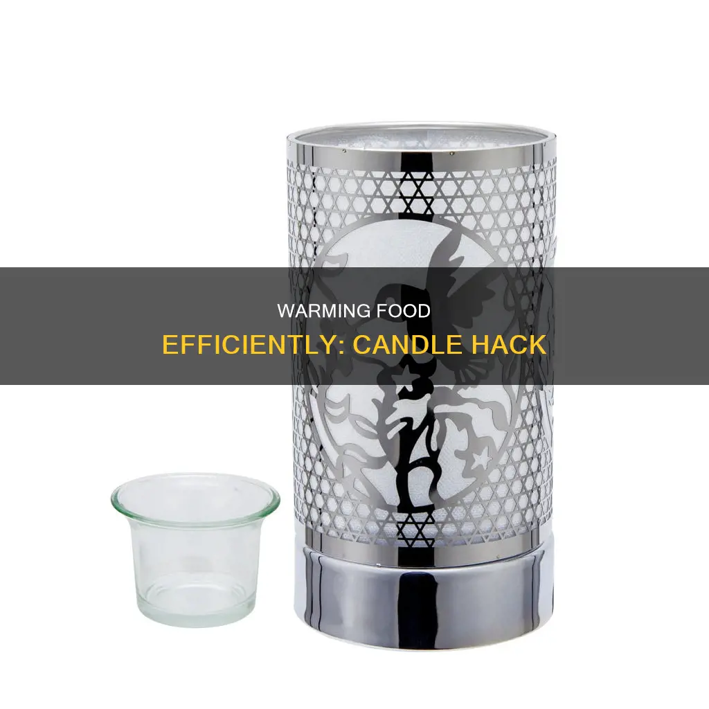 how to warm something up with a candle