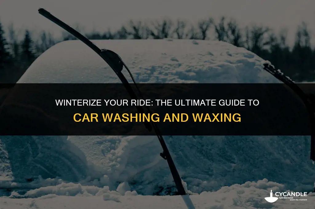 how to wash and wax car for winter protection