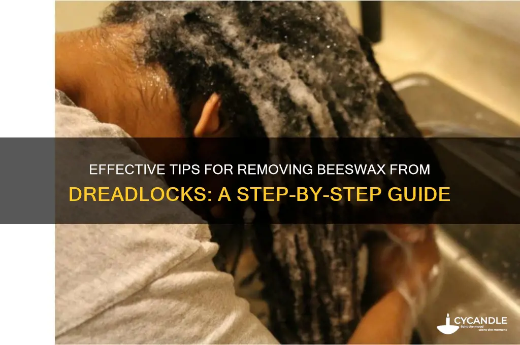 how to wash beeswax out of dreads