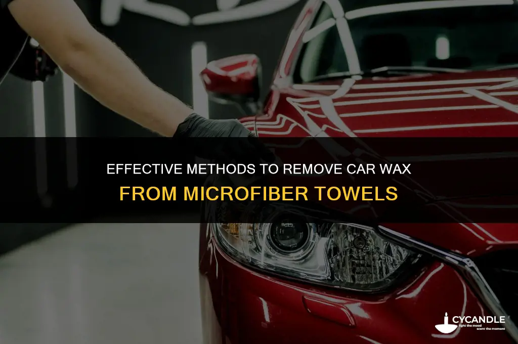 how to wash car wax out of microfuber towels