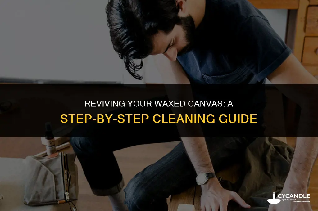 how to wash waxed canvas