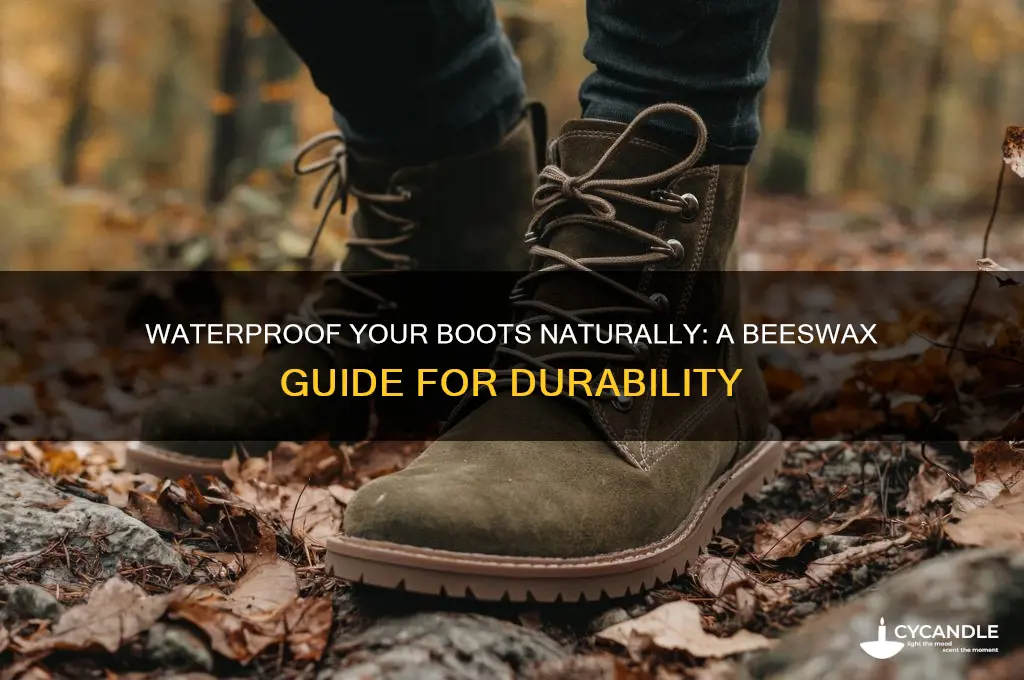 how to waterproof boots with beeswax