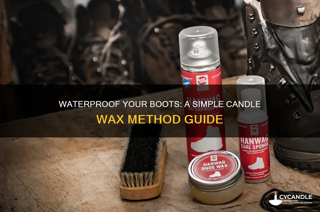 how to waterproof boots with candle wax