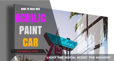 Reviving the 80s: A Guide to Waxing Acrylic Paint Cars