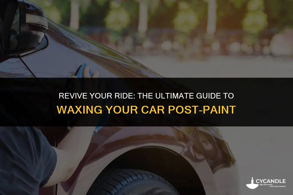 how to wax a car after paint