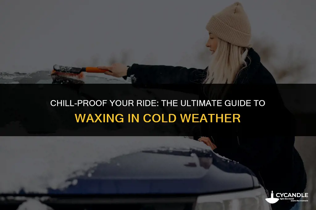 how to wax a car in cold weather
