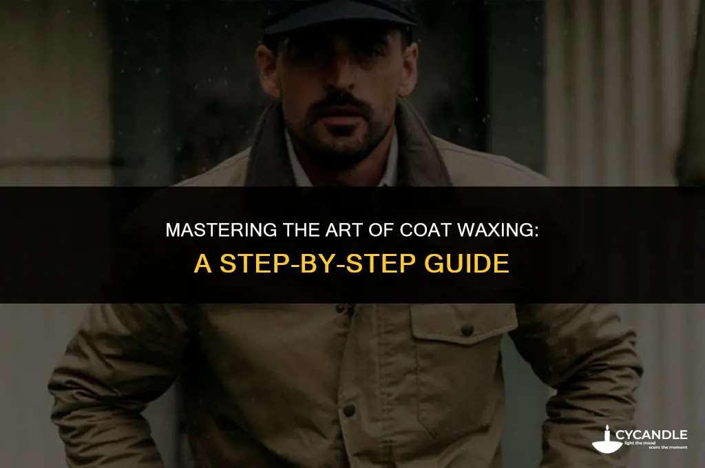 how to wax a coat