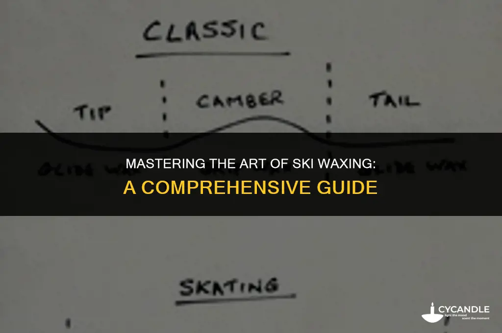 how to wax a ski