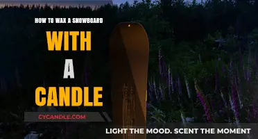 DIY Snowboard Waxing: Using a Candle for Quick Board Maintenance