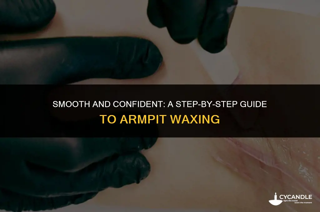 how to wax armpit