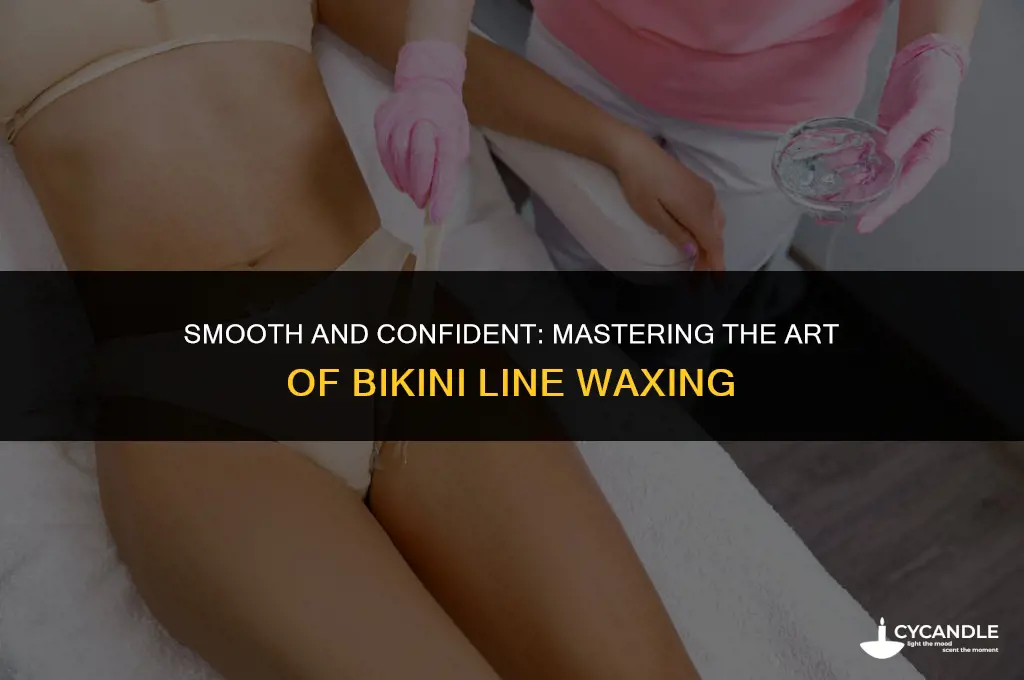 how to wax bikini line