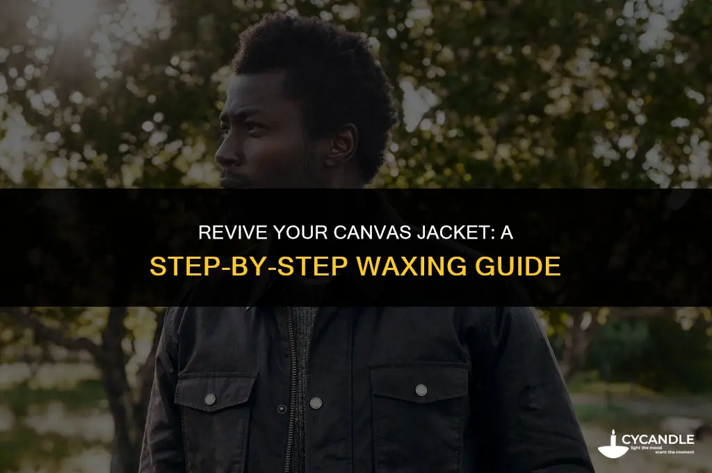 how to wax canvas jacket