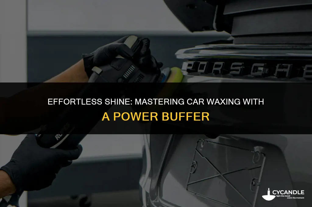 how to wax car with power buffer