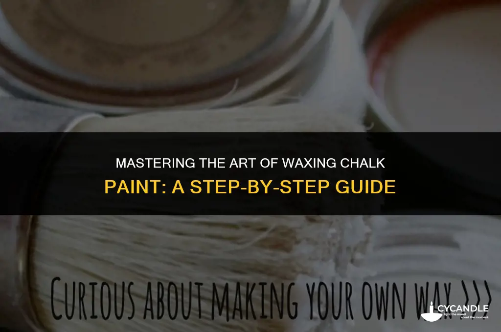 how to wax chalk paint