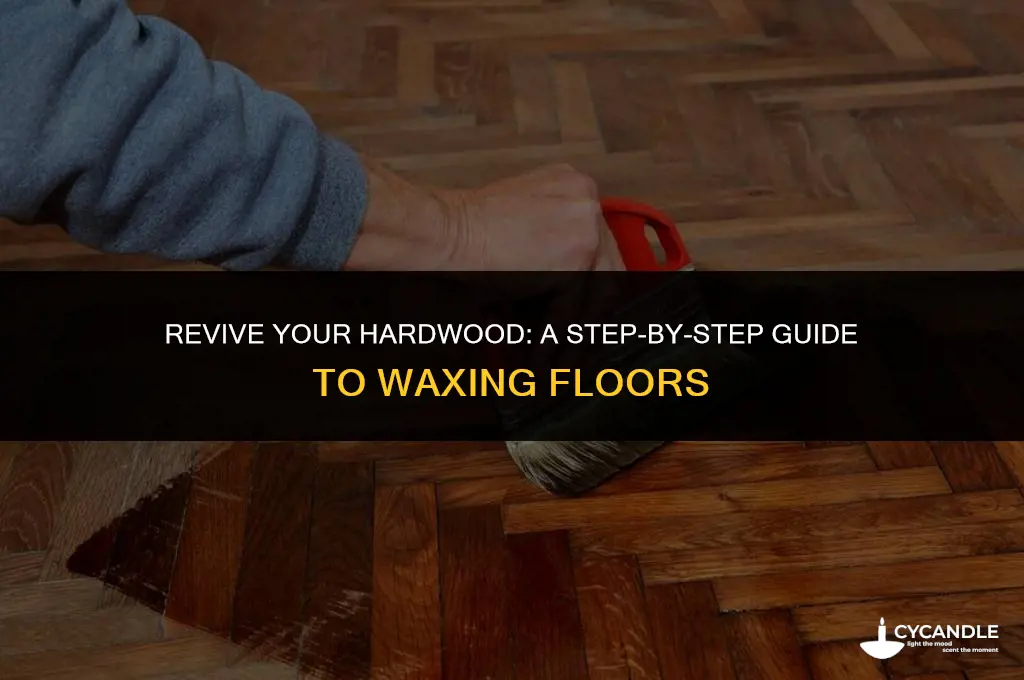 how to wax hardwood floors