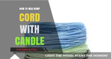Mastering Hemp Cord Waxing: A Simple Candle Technique Guide