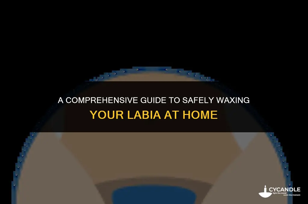 how to wax labia