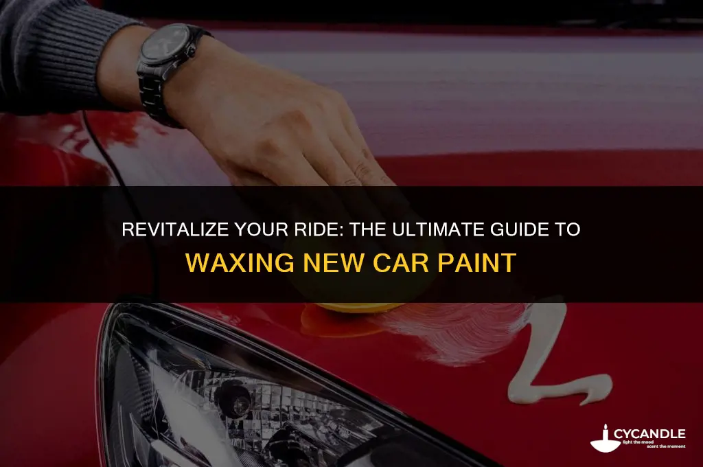 how to wax new car paint