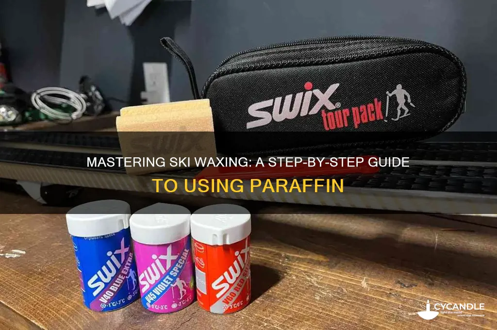 how to wax skis with paraffin