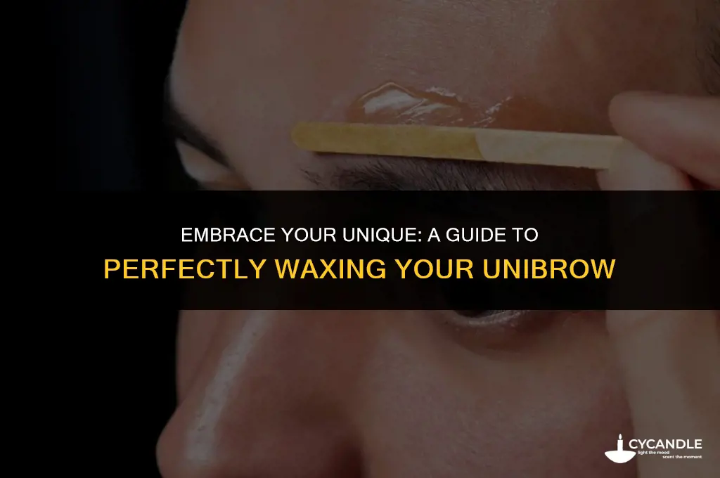 how to wax unibrow