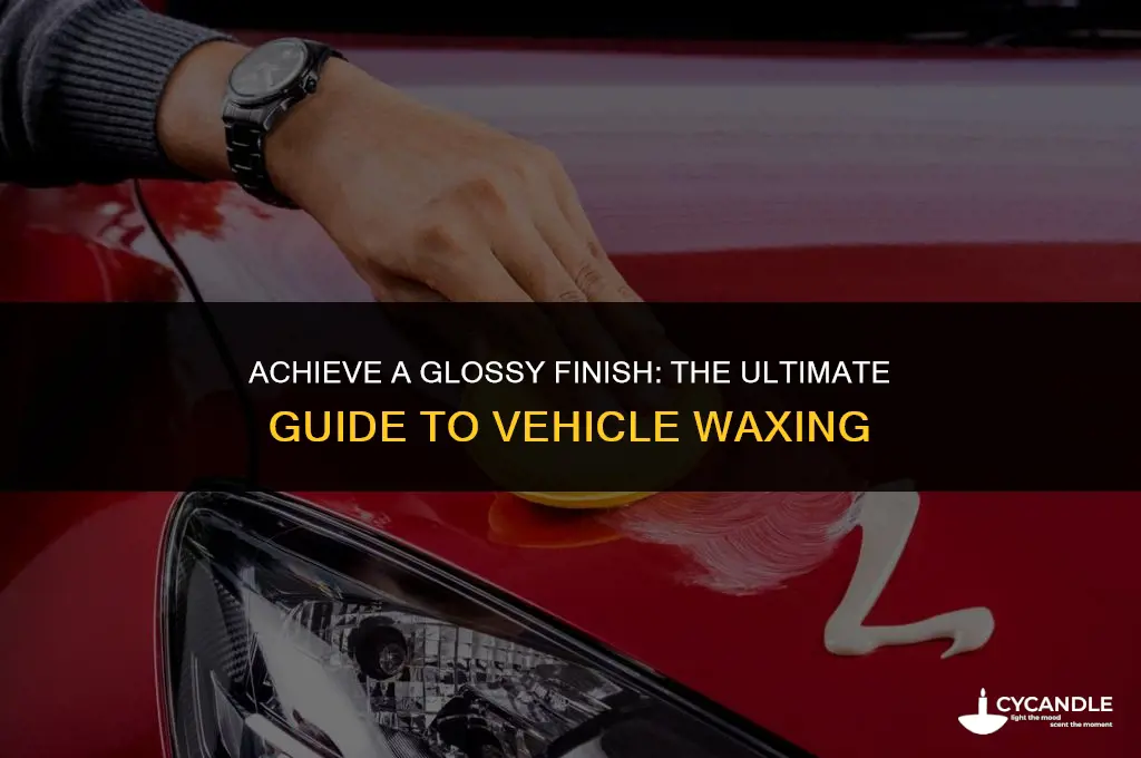 how to wax vehicle
