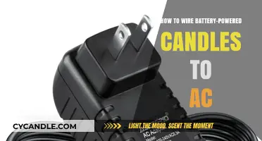 Wiring Candles to AC: Battery-Powered to Electric