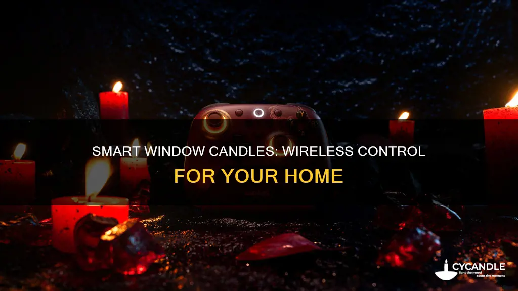 how to wirelessly control window candles