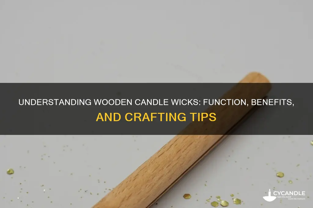 how to wooden candle wicks work