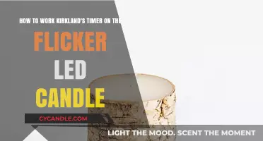 Master Kirkland's Flicker LED Candle Timer: A Simple Step-by-Step Guide