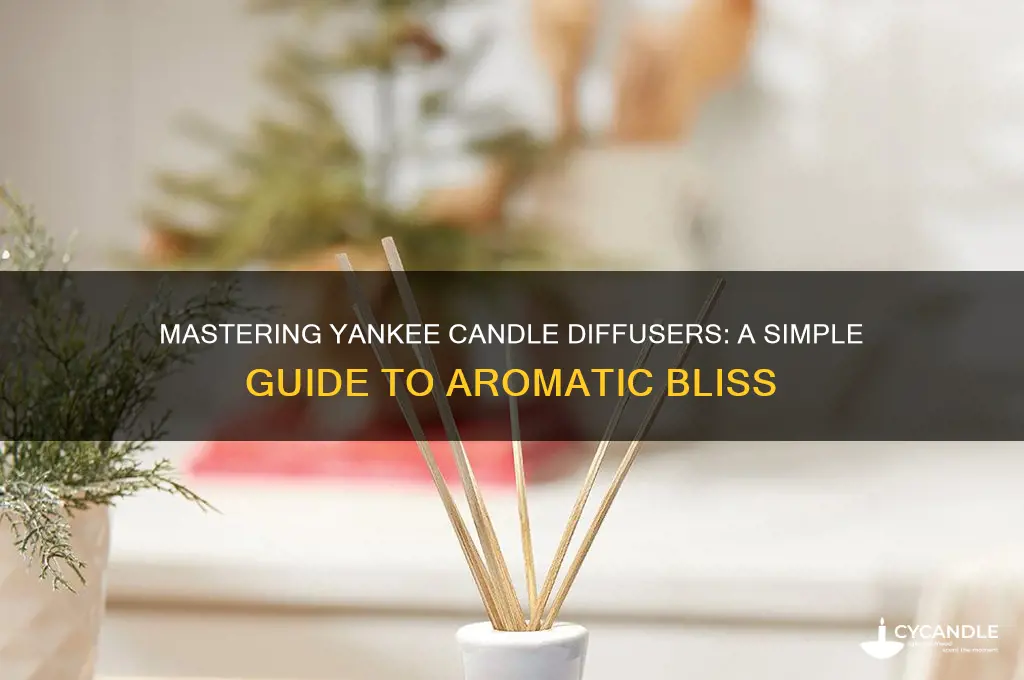 how to work yankee candle diffuser