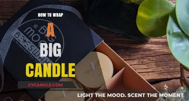 Creative Ways to Wrap a Large Candle