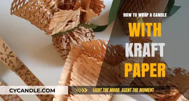Wrapping Candles: Kraft Paper Techniques
