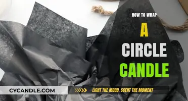 Creative Wrapping: Circular Candles, Unique Style