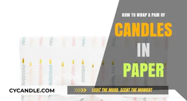 Creative Wrapping: Candles in Paper