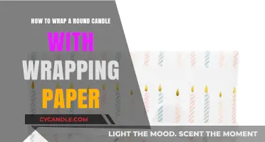 Creative Wrapping: Round Candles, Beautifully Wrapped