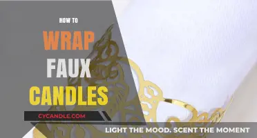 Creative Ways to Wrap Faux Candles