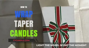 Creative Ways to Wrap Taper Candles