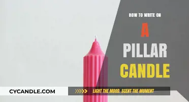 Creative Candle Art: Writing on Pillar Candles