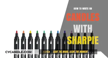 The Art of Candle Decorating with Sharpies
