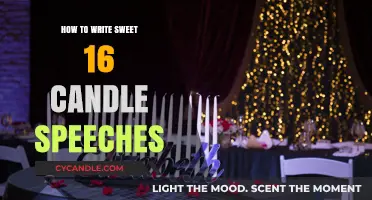 Crafting Sweet 16 Candle Speeches That Shine