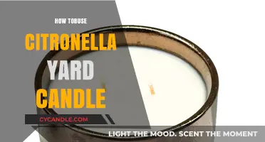 Summer Pest Control: Citronella Candles for Your Yard