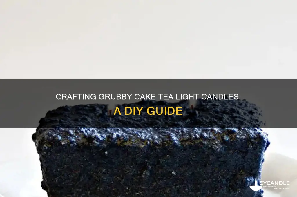 how tomake grubby cake like tea light candle candles