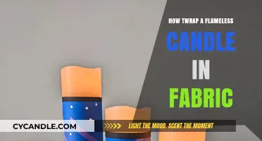 Create Flameless Candles: Fabric-Wrapped Luminaries