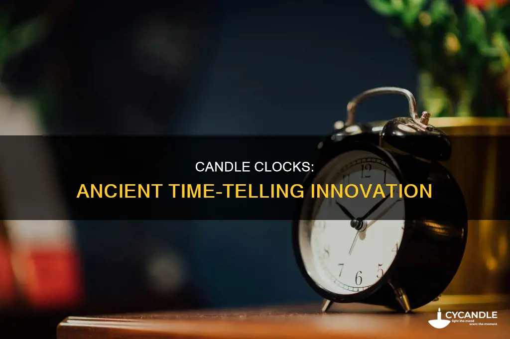 how was the candle clock invented