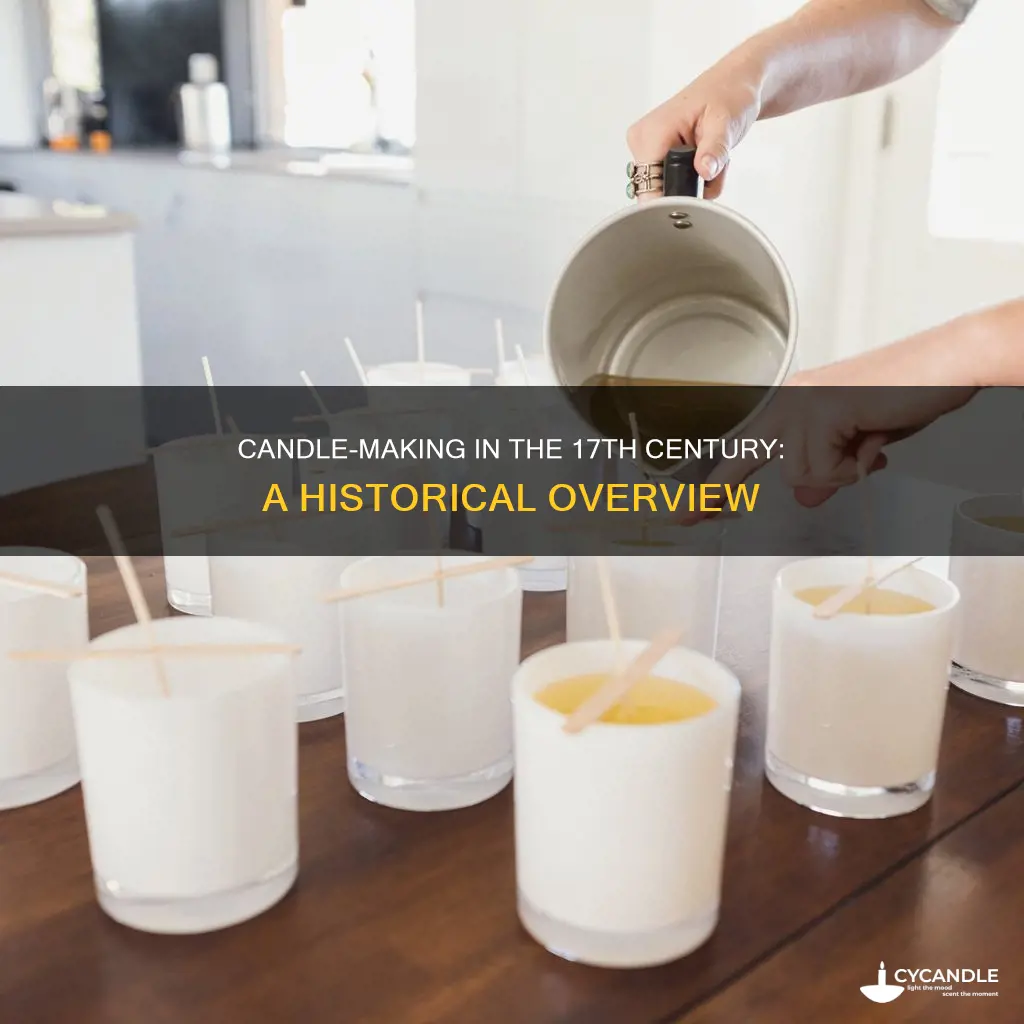 how were candles made in the 1600
