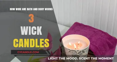 Bath & Body Works 3-Wick Candle Width: A Complete Guide