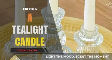 Tealight Candles: Understanding Their Standard Width